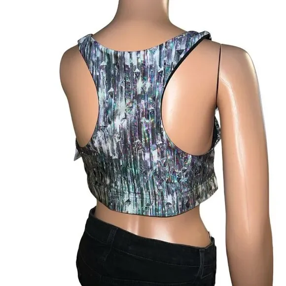 𝅺TEREZ Racerback Le Grand Confetti Sports Bra - Picture 3 of 6